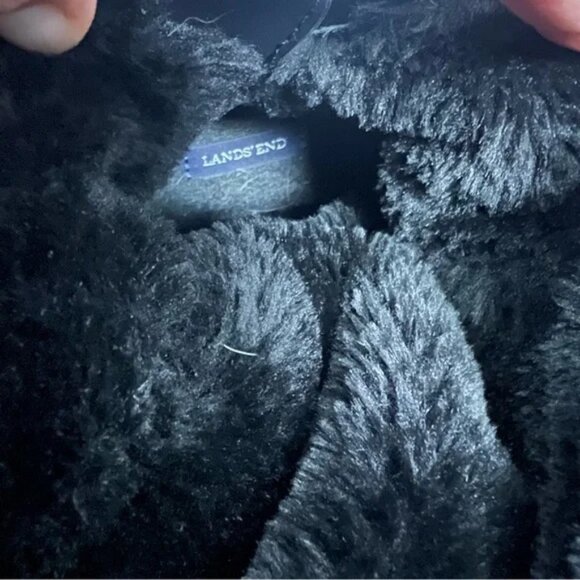 Lands' End Sophia Tall Winter Snow Boots Size 8.5 Faux Fur Suede Cold Weather - Picture 6 of 11